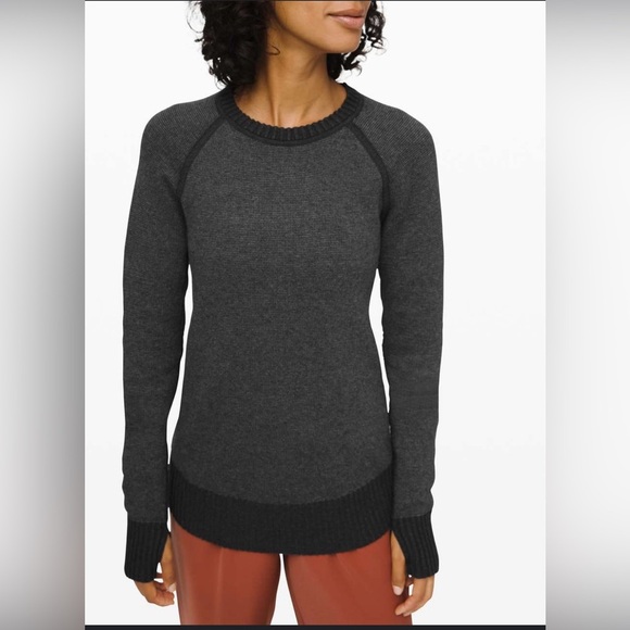 Lululemon Still Lotus Sweater
*Reversible - Heathered Black - Picture 1 of 5